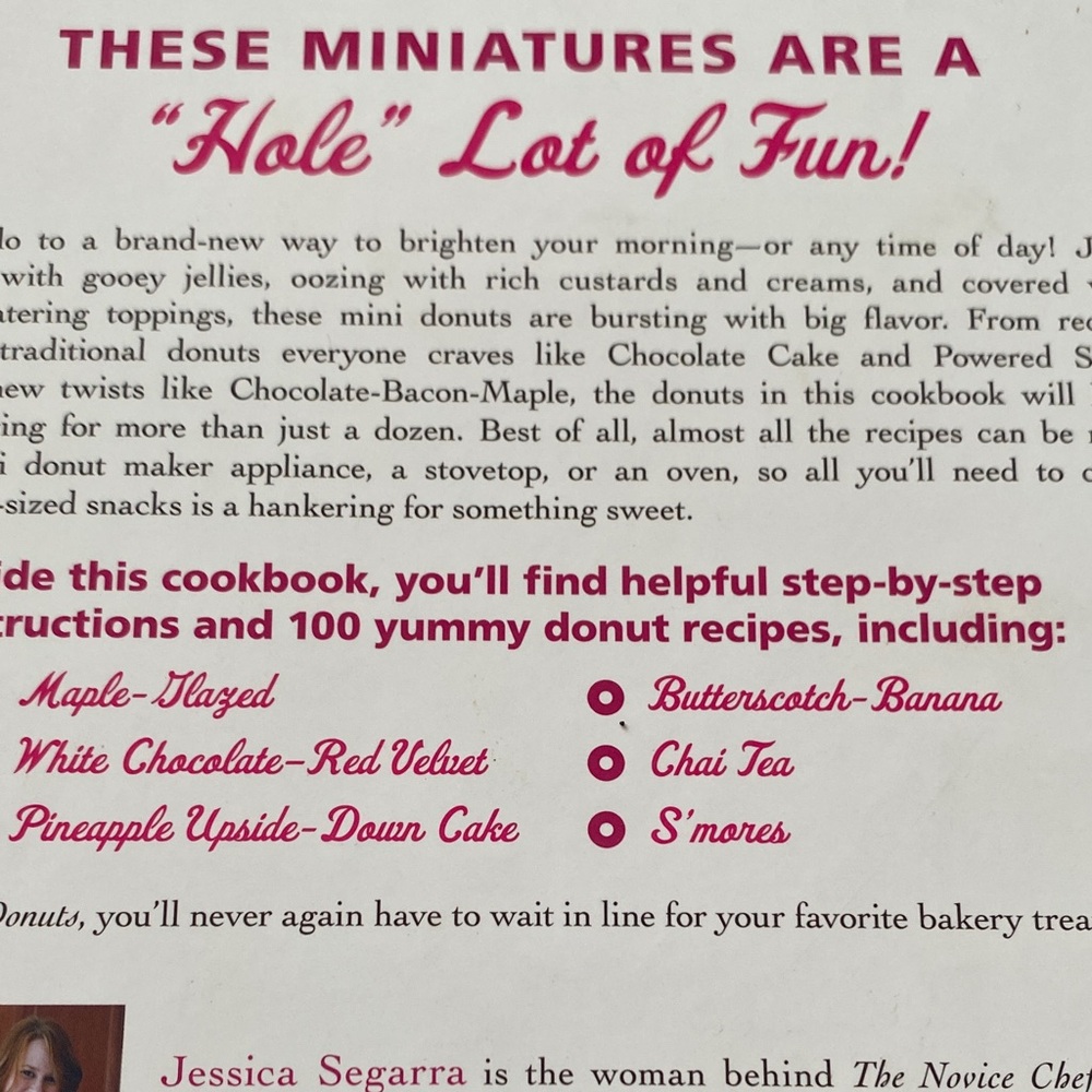 Mini Donuts Recipe Book - Picture 2 of 4